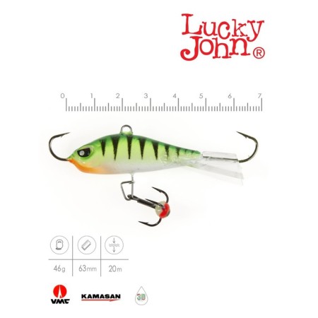 Balancir Lucky John Baltic 6 + tee, 6 cm, color 24 blister-1