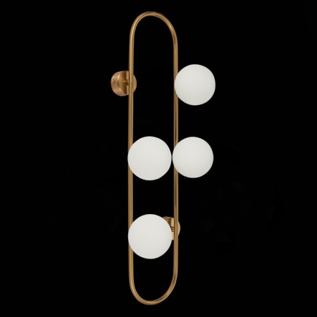 Sconces st. SL1149.301.04. Vera. 4x5 W, G9, 4000K, 24x72 cm, brass color-4