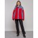 Ski jacket female winter, size 56, red color