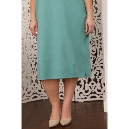 Women's dress, size 54, mint color-9