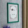 Photo frame pine С14 21x30 cm, 058 green (plastic screen)