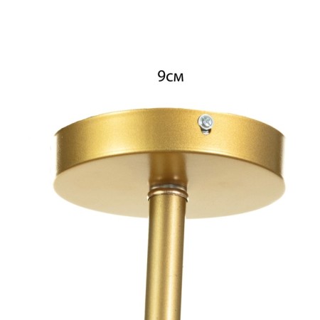 Marsy chandelier 5he27 40W black and gold 60x60x27 cm Bayerlux-4