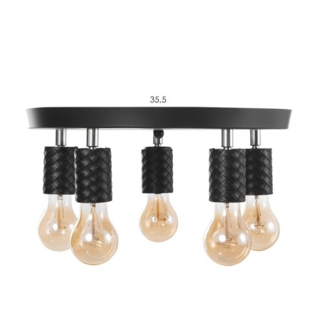 Skot "Skin" 5he27 40w Black 38x38x16cm-4