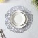 A set of openwork shade “Flowers”, D = 30 cm, 4 pcs, PVC, silver color