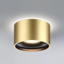 Luminer built -in LED NovOCH. GIRO, 12W, LED, 95x99 mm, bronze color is light