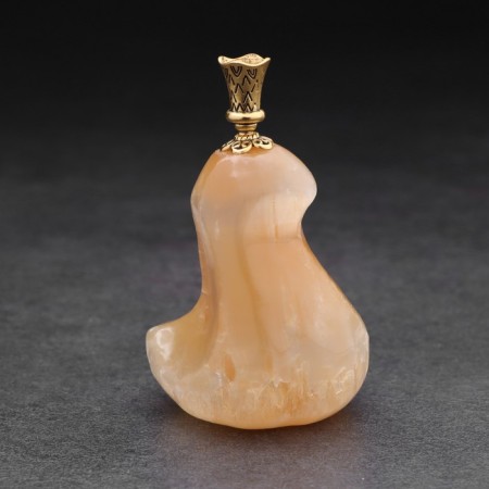 Church candlestick No. 3 "Pyramid", 8.5x5 cm, selenite
