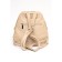 Women's backpack, eco -leather, ludor beige, 30x16x33 cm