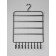 Organizer for jewelry "hanger", 37*25*5cm, black color