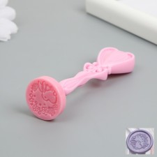 Printing for wax with a plastic handle 