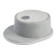 Kitchen sink made of stone AG3C3, 570x465 mm, oval, gray color