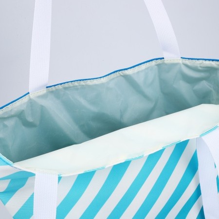 Bag Women's Beach Nazamok, in a strip, 39x32 cm, Blue-5