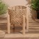 A set of wicker pots, 3 pcs 29x29x22 cm, col. Light beige