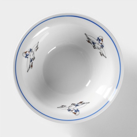 Porcelain plate "Geese", 500 ml, d = 17 cm, mix-1