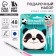 Gift set of notebook 48 sheets + Panda handle "