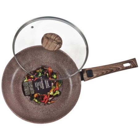 The pan-deep panair barbara max, induction, the removable handle of Soft-Touch, with a lid, D = 24 cm-3