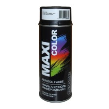 Эмаль-аэрозоль MAXI COLOR RAL9005, Чёрная матовая, 400 мл