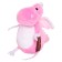 Soft toy "Dragon", pink-white tummy, 13 cm