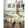 The tablecloth “corn and sunflowers”, round, Saten, d = 150 cm