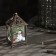 LED figure "Lantern with a snowman" 6 × 13 × 6 cm, plastic, batteries AG13x3, glow warm white