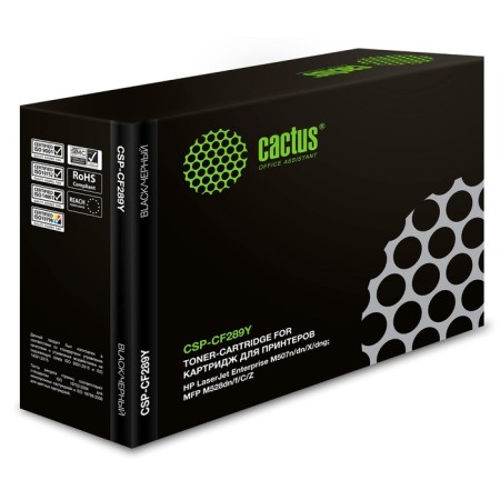 Cactus CACTUS CSP-CF289Y Black Cartridge (20,000) for HP LJ M507/MFP M528