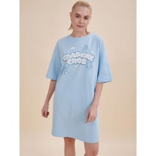 Female dress, size m, blue color