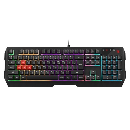 Keyboard A4Tech Bloody B135N Black USB Multimedia for Gamer LED (Tarling Supply) 103388-9