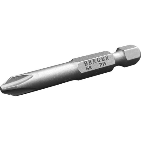 Magnetic bits Berger BG2398, PH2x50 mm, 2 pcs., S2