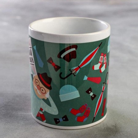 Sublimation mug "Best Grandpa" 320 ml, with application-1