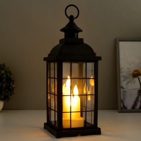 Nightmare "candles" LED batteries 3HAAA Black 13x13x38 cm-2