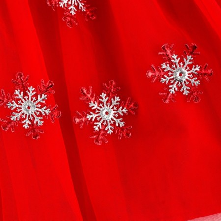 Carnival set "Bright Santa", height 104-110 cm, dress, rim-6