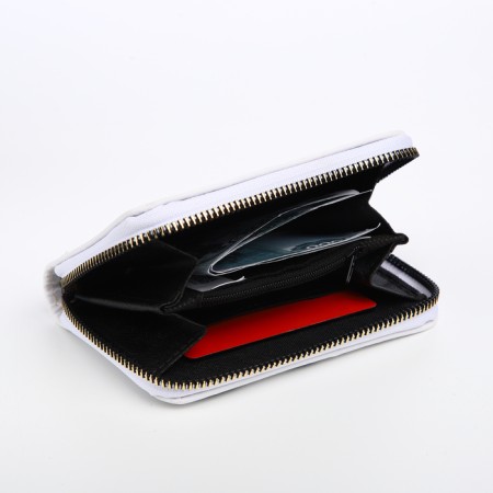 Children's wallet at the zipper "Chosen", the color is white/black-4