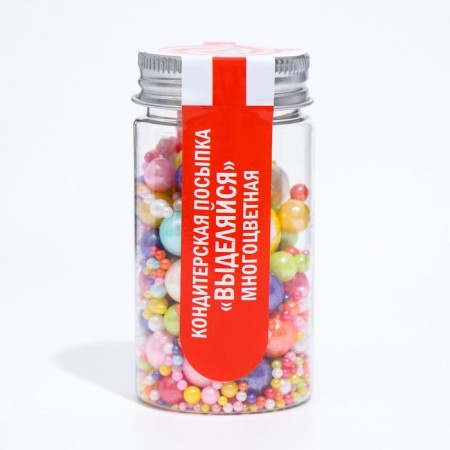 Confectionery sprinkling "stand out", multicolor, 50 g-1