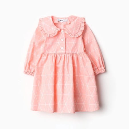 Платье детское с воротником KAFTAN "Ромбик" р.32 (110-116 см)-6