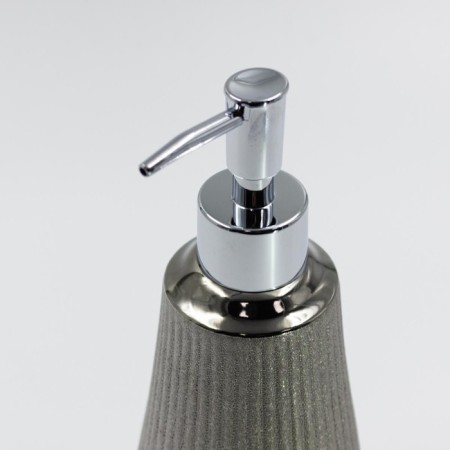 Joy Home liquid soap dispenser, ceramics, silver-1