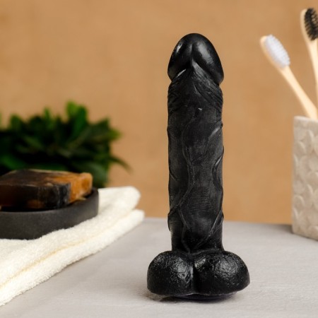 Figure soap "Favorite" on the suction cup 16cm, black 165-2