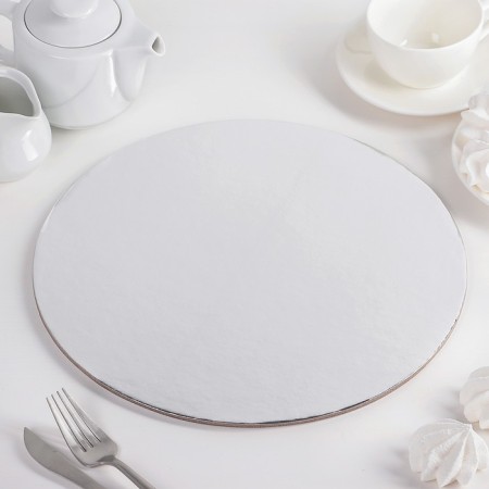 Circle Cutting Subway, D = 30 cm, Silver Color