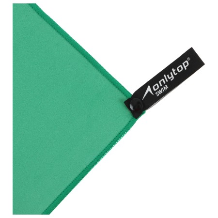 Microfiber towel, size 76x152 cm, green color-6