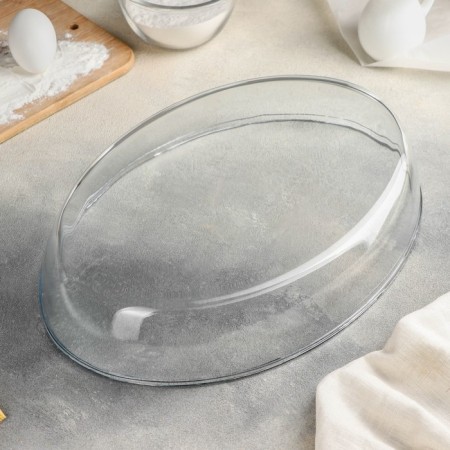A set of forms from heat -resistant baking glass Borcam, 2 items: 3 l, 1.5 liters-2