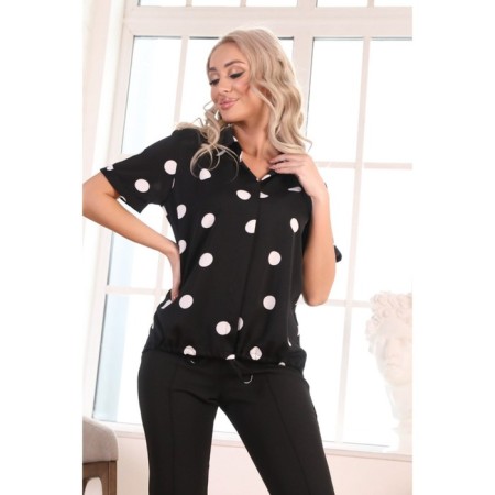 Female blouse, size 44, black color