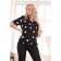 Female blouse, size 44, black color