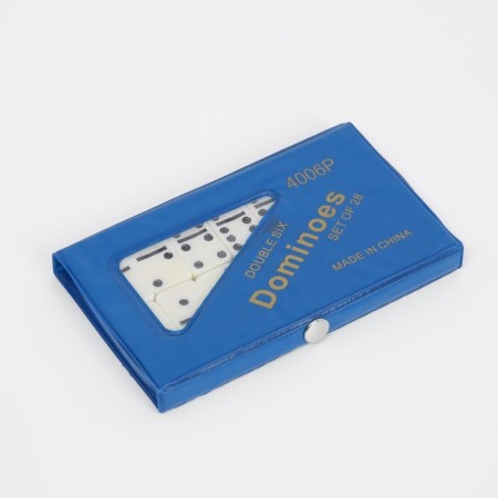 Domino "Forkas", 9 x 15 cm, knuckles 4 x 2 cm, blue-3