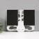 Photo frame Plastic in 2 photos 10x15 "Magic of music" White 30.5x2x23.5 cm