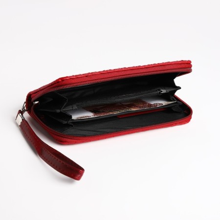 Women's wallet with lightning, red color-3
