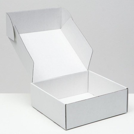 Self -charged box, white, 26 x 25 x 9.5 cm-1