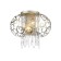 Sconces st. SL1101.201.02. Dolcima. 2x40 watts, E14, 38x32 cm, champagne color
