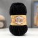 Yarn "Softy" 100% micropoliester 115m/50g (60 black)