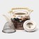 Keramic teapot keramic with metal sieve "Landscape", 600 ml