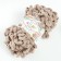 Yarn "Puffy" 100 % micropoliester 9m/100g (530 cocoa)