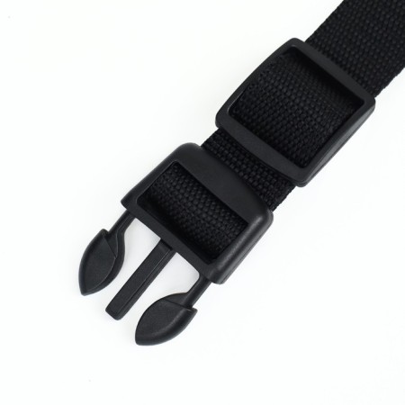 Collar with backlight, charging from USB, size L, Osh 41-52 cm, 3 modes, black-7