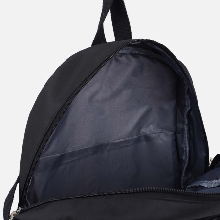 School backpack on lightning, 5 outer pockets, black color-3
